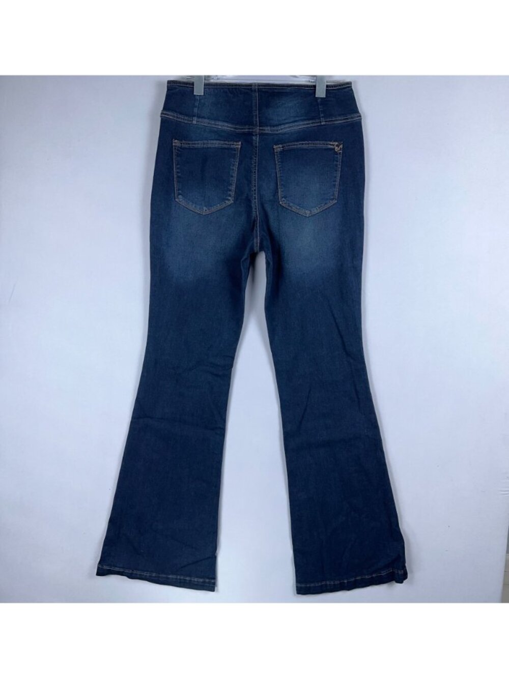 Sofia Jeans By Sofia Vergara Melissa Super High Rise Flare Jeans Size 12 Pull On - Picture 2 of 12